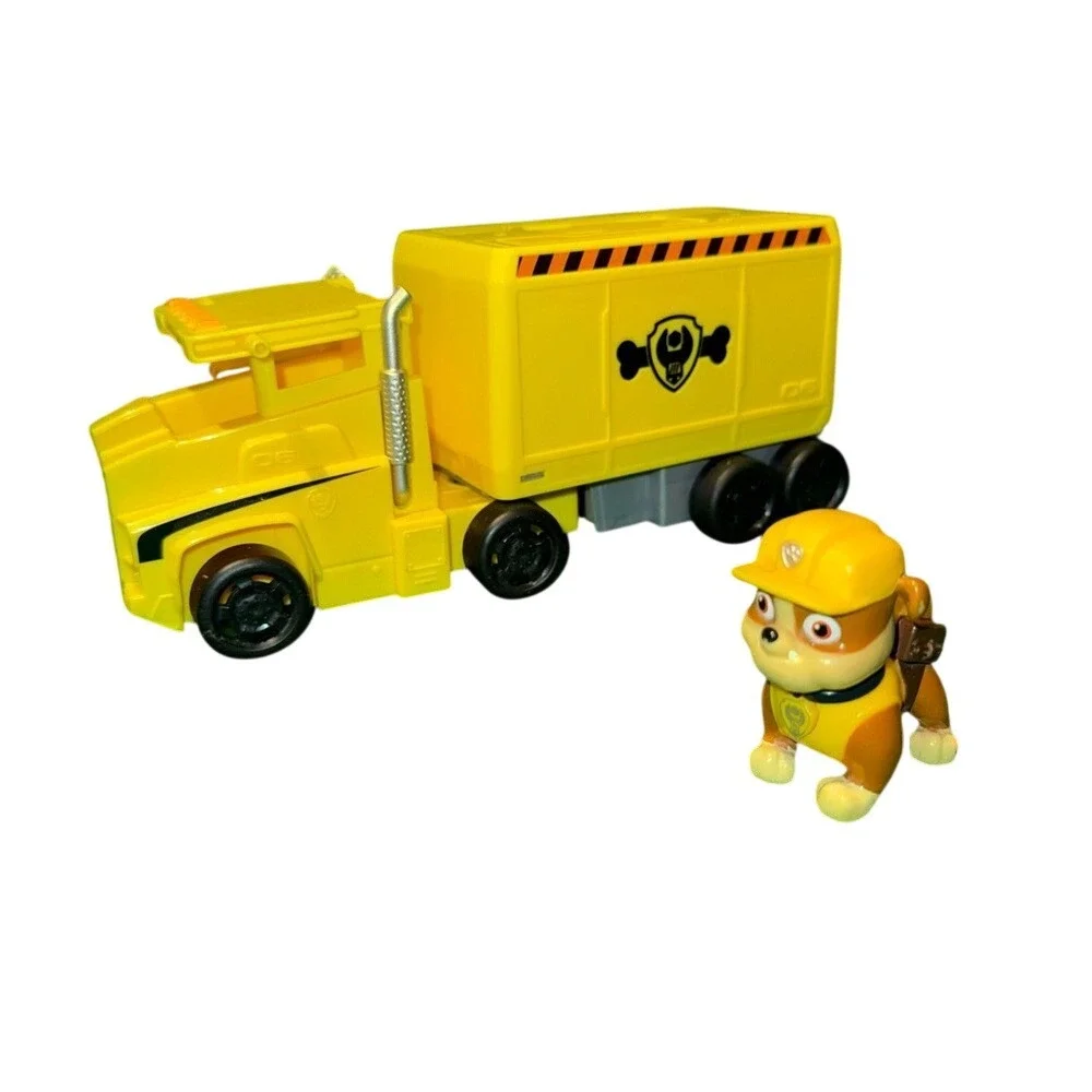 Paw Patrol Big‎ Truck Pups Rubble Transforming Construction Truck and Figure